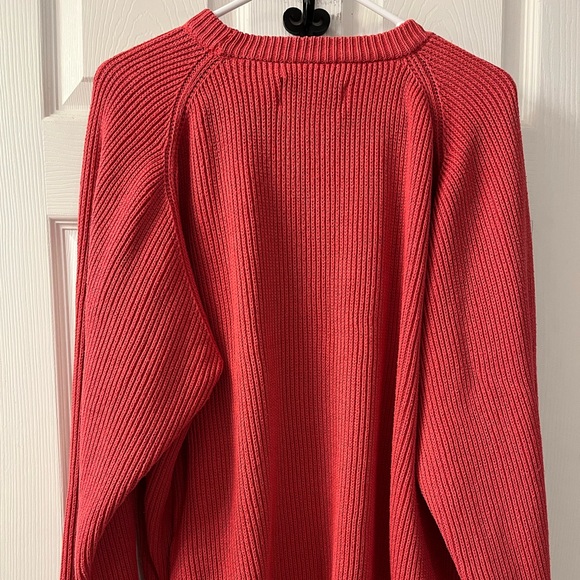 Vintage Eddie Bauer Women’s Pink Cable Knit Chunky Sweater - Picture 8 of 8